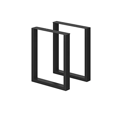 Abbildung von Vicco Tischbeine, Schwarz, 60 x 72 cm Quadratisch