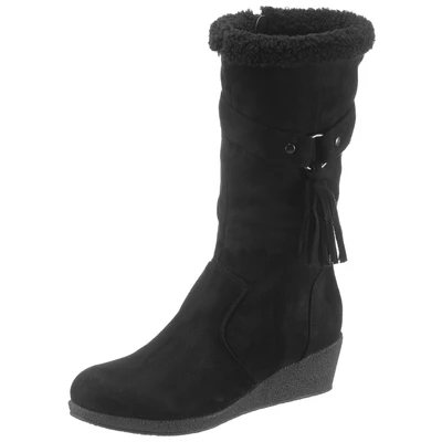 Abbildung von CITY WALK Winterboots, mit Zierriemchen Fransen