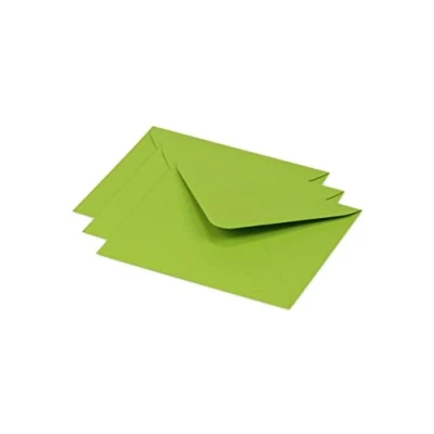 Abbildung von Clairefontaine 60121C Packung mit 20 Umschlägen Pollen 12,5x13,8 cm, 120g, gefüttert, ideal für Einladungen und Korrespondenz, Premium glattes Papier, Minze, 1 Pack