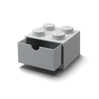Abbildung von LEGO Aufbewahrungsbox mit Schublade 4, Grau
