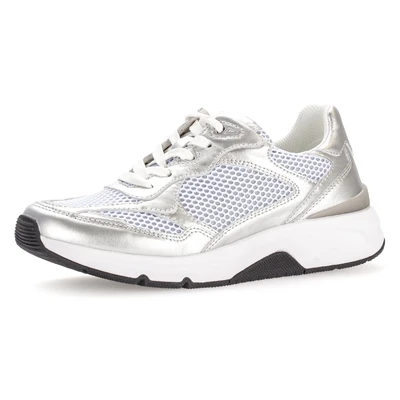 Abbildung von Gabor Rollingsoft Keilsneaker, Freizeitschuh, Halbschuh, Schnürschuh mit gepolstertem Schaftrand
