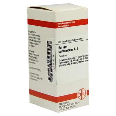 Abbildung von Barium Carbonicum C 6 Tabletten 80 St