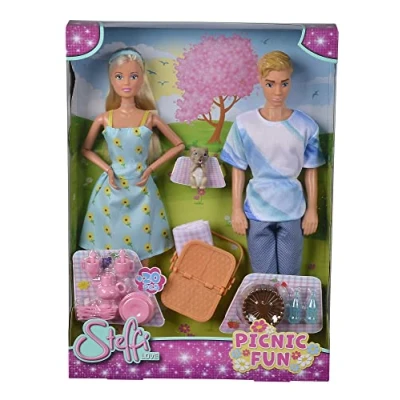Abbildung von Set Bambole Simba Steffi Love Picnic Fun