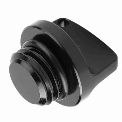 Abbildung von Madezz Öleinfülldeckel, Auto Motor Schwarzer CNC Aluminium Steckerabdeckung für CRF150R CB250F