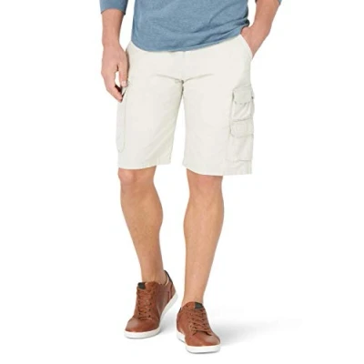 Abbildung von Wrangler Authentics Herren Stretch Twill Cargo Shorts Cargos, Pelikan, 50