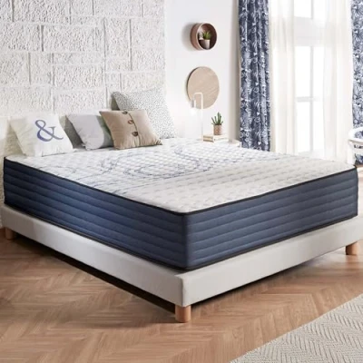 Abbildung von Naturalex Matratze 180x200 cm Perfect Dream Kaltschaummatratze Härtegrad H3/H4 Öko Tex Zertifiziert Latex Blue 7 Zonen Höhe 32 Made in EU