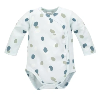 Abbildung von Pinokio Bodysuit Fun TIME, 100% Cotton, Blue with Baloons, Boys 56 74 (74)