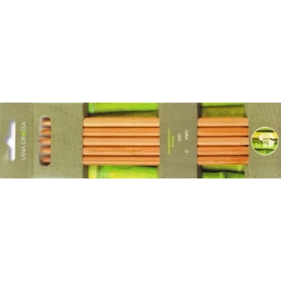Abbildung von Lana Grossa Nadelspiel/Strumpfstricknadeln Bambus 20cm / 7,5mm Aktion