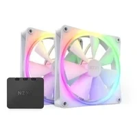 Abbildung von NZXT F140 RGB Fans RF R14DF W1 Erweiterte Anpassung der Beleuchtung Flüsterleise Kühlung Twin (RGB Lüfter und Controller INKLUSIVE) 140mm Weiß