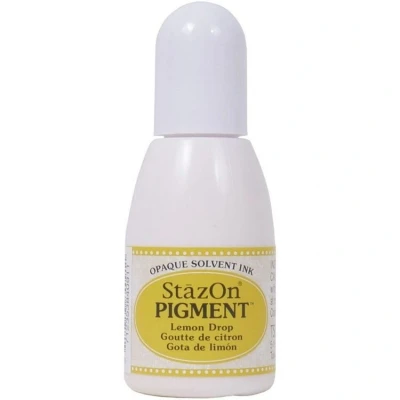 Abbildung von Tsukineko StazOn Pigment Inker Lemon Drop 15ml (RZ PIG 091)