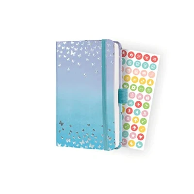 Abbildung von SIGEL J4346 Wochenkalender Jolie 2024, Butterfly Confetti Candy, ca. A6, Hardcover, Gummiband, Stiftschlaufe, Einstecktasche, 174 Seiten, aus nachhaltigem Papier, Terminplaner