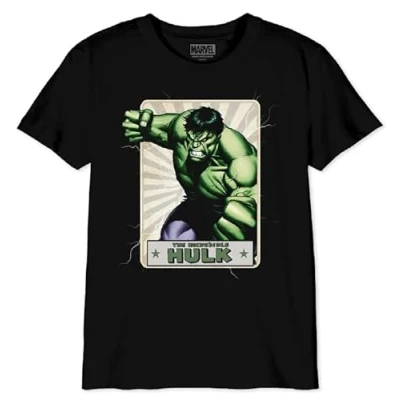 Abbildung von Marvel Jungen Bomarcots191 T Shirt, Schwarz, 8 Jahre