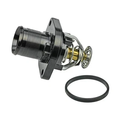 Abbildung von MEYLE 11 28 228 0000 Kühlwasserthermostat 89 ORIGINAL Quality mit Dichtung Kunststoffgehäuse PEUGEOT: 307 CC, 206 Schrägheck, Schrägheck