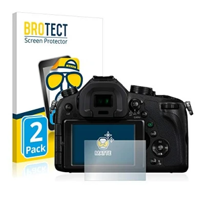 Abbildung von BROTECT Entspiegelungs Schutzfolie für Panasonic Lumix DMC FZ1000 (2 Stück) Matte Displayschutz Folie, Anti Reflex, Fingerprint