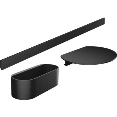 Abbildung von hansgrohe Badaccessoire Set, 3 teilig, mattschwarz