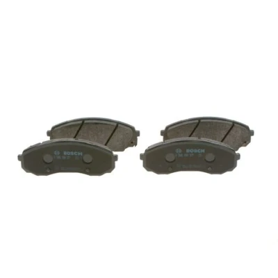Abbildung von BOSCH 0 986 494 377 Bremsbelagsatz Low Metallic mit akustischer Verschleißwarnung Anti Quietsch Blech, Montageanleitung HYUNDAI: H 1 Cargo