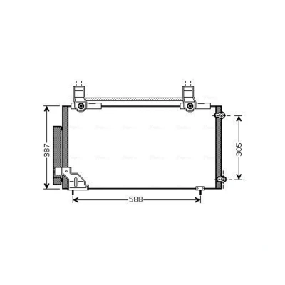 Abbildung von Kondensator, Klimaanlage AVA COOLING HDA5186D