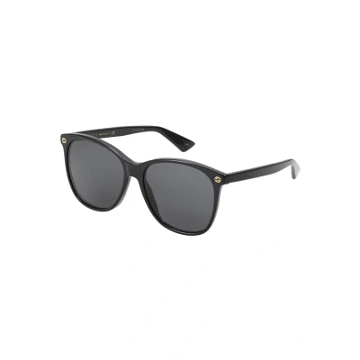 Abbildung von Gucci Sonnenbrille, Damen, Größe: 58, Black/grey