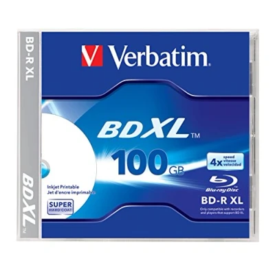 Abbildung von Verbatim BD R XL 100GB, SINGLE PACK, 4X Schreibgeschwindigkeit