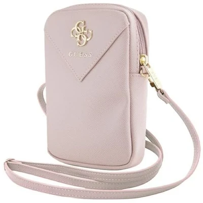 Abbildung von CG MOBILE Guess Tasche GUWBZPGSTEGP Rosa Zip Triangle 4G