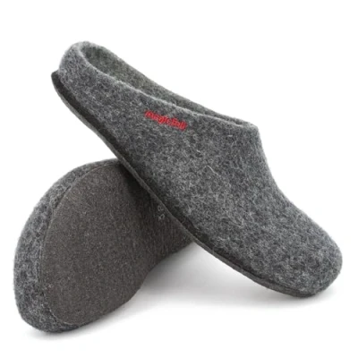 Abbildung von Magicfelt Hausschuh, Größe: 37, Anthracite Schuhe