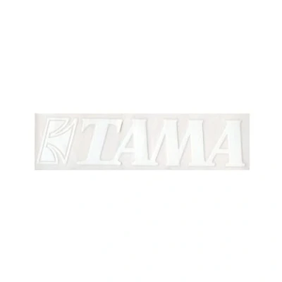 Abbildung von TAMA Logo Aufkleber Weiß Large (TLS100WH)
