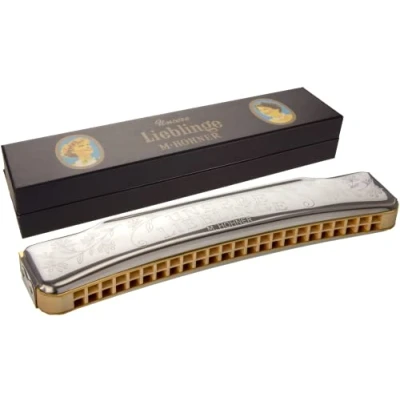 Abbildung von Hohner Mundharmonika, Unsere Lieblinge 48 C, Mundharmonikas, Oktav C Mundharmonika