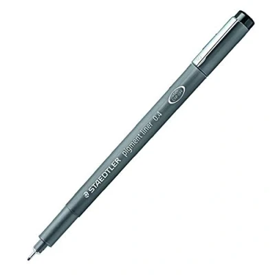 Abbildung von Staedtler pigment liner fineliner 0,4 mm zwart 308 04 9