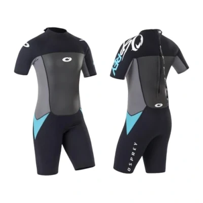 Abbildung von Osprey OSP L Shorty Origin Neoprenanzug, schwarz/blau, S