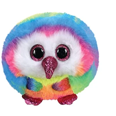 Abbildung von TY Owen Owl Plüschtier Mehrfarbig One Size