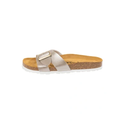 Abbildung von Palado Tinos Badesandale, Damen, Größe: 37, Beige gold Schuhe