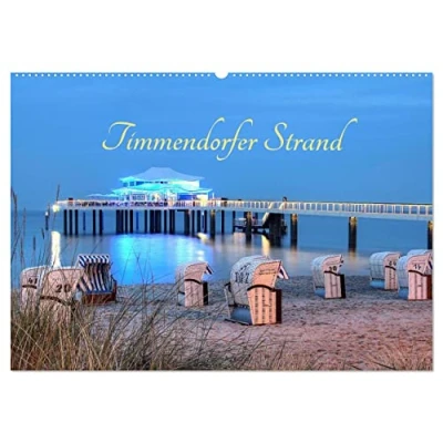 Abbildung von Timmendorfer Strand (Wandkalender 2025 DIN A2 quer), CALVENDO Monatskalender