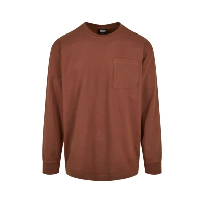 Abbildung von Urban Classics Heavy Oversized Langarmshirt, Herren, Größe: Medium, Bark