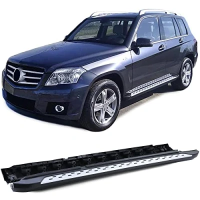Abbildung von Alu Trittbretter Flankenschutz OE Style mit ABE !! für Mercedes GLK X204 08 15