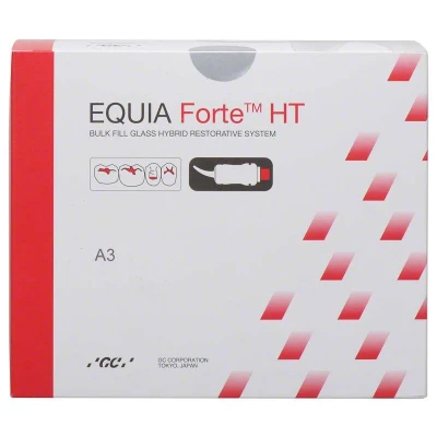 Abbildung von EQUIA Forte HT Clinic Pack A3 200 Kapseln, 1 Flasche Coat FlipCap, 25 Einwegapplikatoren