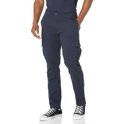 Abbildung von Amazon Essentials Herren Schmal geschnittene Stretch Cargohose (erhältlich in Big &amp; Tall), Marineblau, 40W / 30L