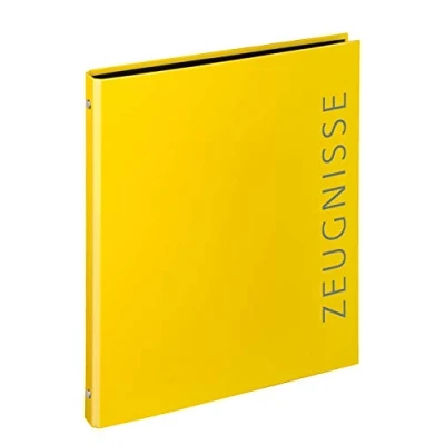Abbildung von VELOFLEX 4144310 Zeugnisringbuch Velocolor, DIN A4, gelb, 1 Stück