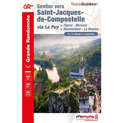 Abbildung von Sentier Saint Jacques de Compostelle Figeac Moissac GR65/6 (652): réf 652 (Grande Randonnée, Band 652)
