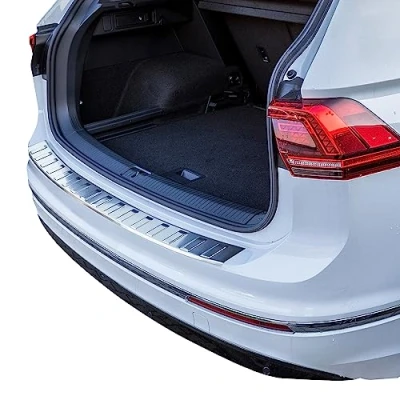 Abbildung von tuning art Ladekantenschutz L208 Edelstahl passgenau für VW Tiguan 2 &amp; Allspace Bj. 2016