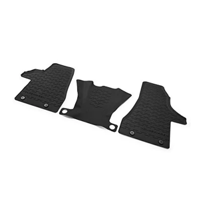 Abbildung von Volkswagen 7H1061500D82V Allwettermatten 3X Gummimatten vorn schwarz Gummi Fußmatten, nur Facelift T6.1