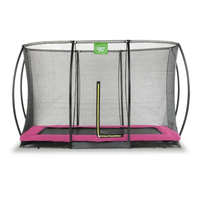 Abbildung von EXIT inground Trampolin 244x366cm Silhouette (rosa)