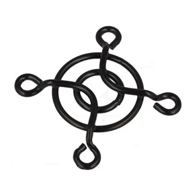 Abbildung von Lüftergitter 30x30 mm 30mm Lüfter Gitter schwarz