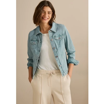 Abbildung von Cecil Jeansjacke, Damen, Größe: Medium, Grün
