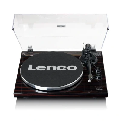 Abbildung von Lenco LBT 189WA Plattenspieler (Riemenantrieb, Bluetooth, Bluetooth®/Cinch Anschluss, USB Transfer &amp; 33 45 U/min in Walnuss)