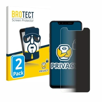 Abbildung von BROTECT (2 Stück Anti Spy Blickschutzfolie für LG G8s ThinQ Privacy Screen Protector [Displayschutz Folie, Sichtschutz, Blaulichtfilter]
