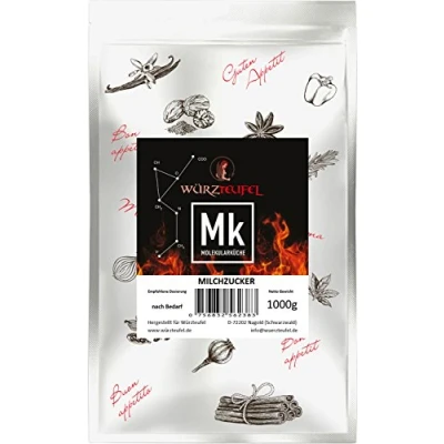 Abbildung von Milchzucker, Lactose, feines hochwertiges Laktose Pulver Hergestellt in Süddeutschland/Schwarzwaldmilch. Beutel 1000g. (1.0KG)