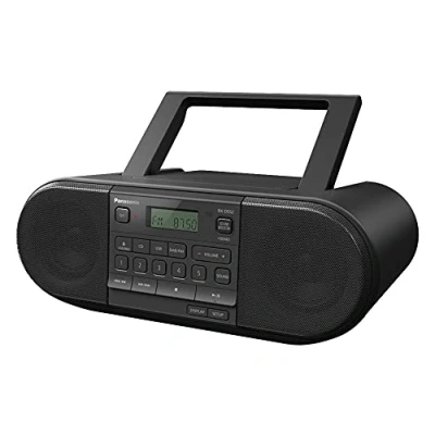Abbildung von Panasonic RX D552E K CD Boom Box (Digitalradio DAB+, UKW, Player, USB, Bluetooth, Netz und Batteriebetrieb) schwarz