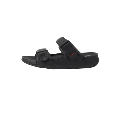 Abbildung von Fitflop GOGH MOC Pantolette flach, Herren, Größe: 46, Black Schuhe