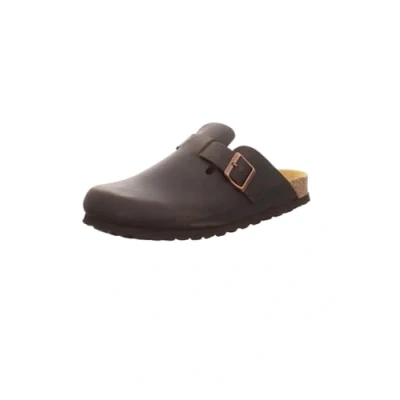 Abbildung von naturalsense Pantolette flach, Größe: 41, Braun Schuhe