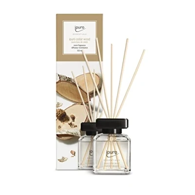 Abbildung von ipuro Raumduft Orange, Zitrone, Zedernholz, Rosmarin, Ylang Ylang, Sandelholz, Vanille, Ebenholz 100 ml